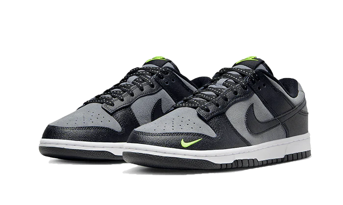 Nike Dunk Low Black Grey Green Strike - Image 4