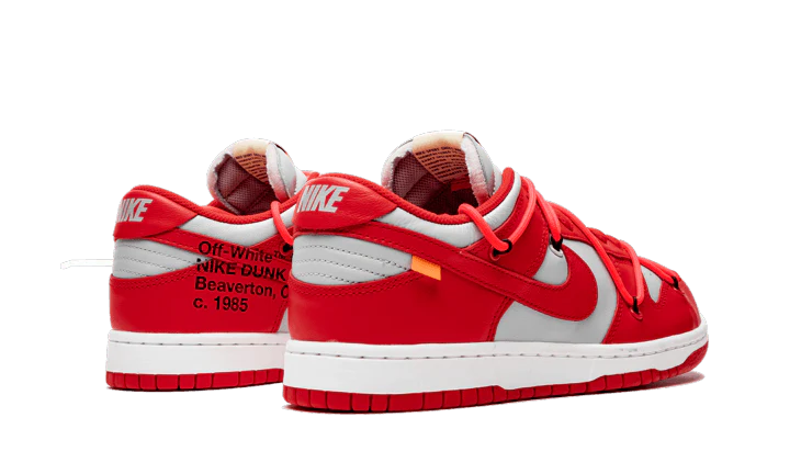 Nike Dunk Low Off-White University Red - Image 4