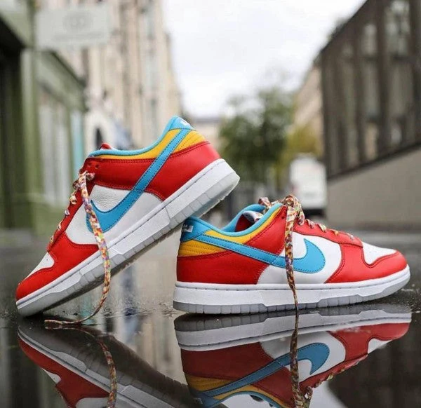 Nike Dunk Low QS LeBron James Fruity Pebbles - Image 2