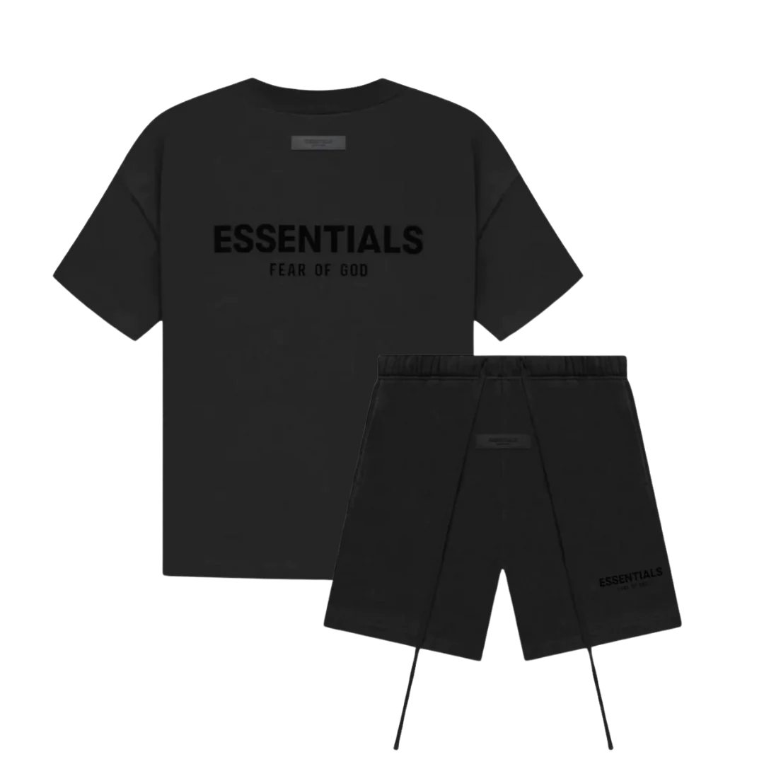 Fear of God Essentials Black Limo Summer set