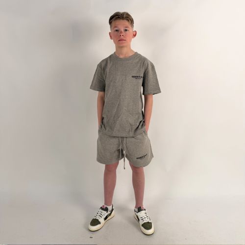 Fear of God Essentials Dark Oatmeal Summer Set Kids - Image 4