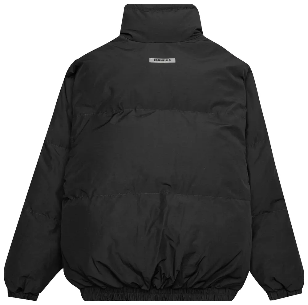 Fear of God Essentials FW19 Puffer Jacket Black - Image 6