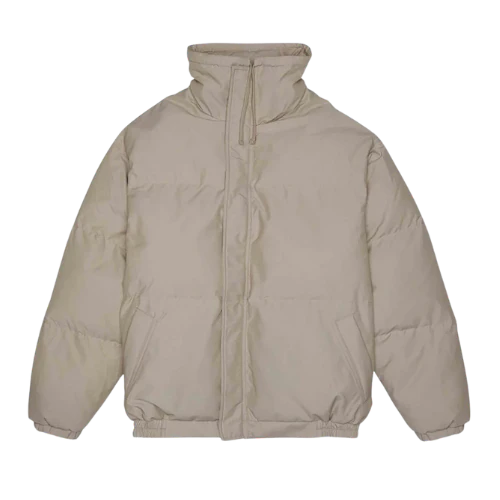 Fear of God Essentials FW20 Puffer Jacket Taupe