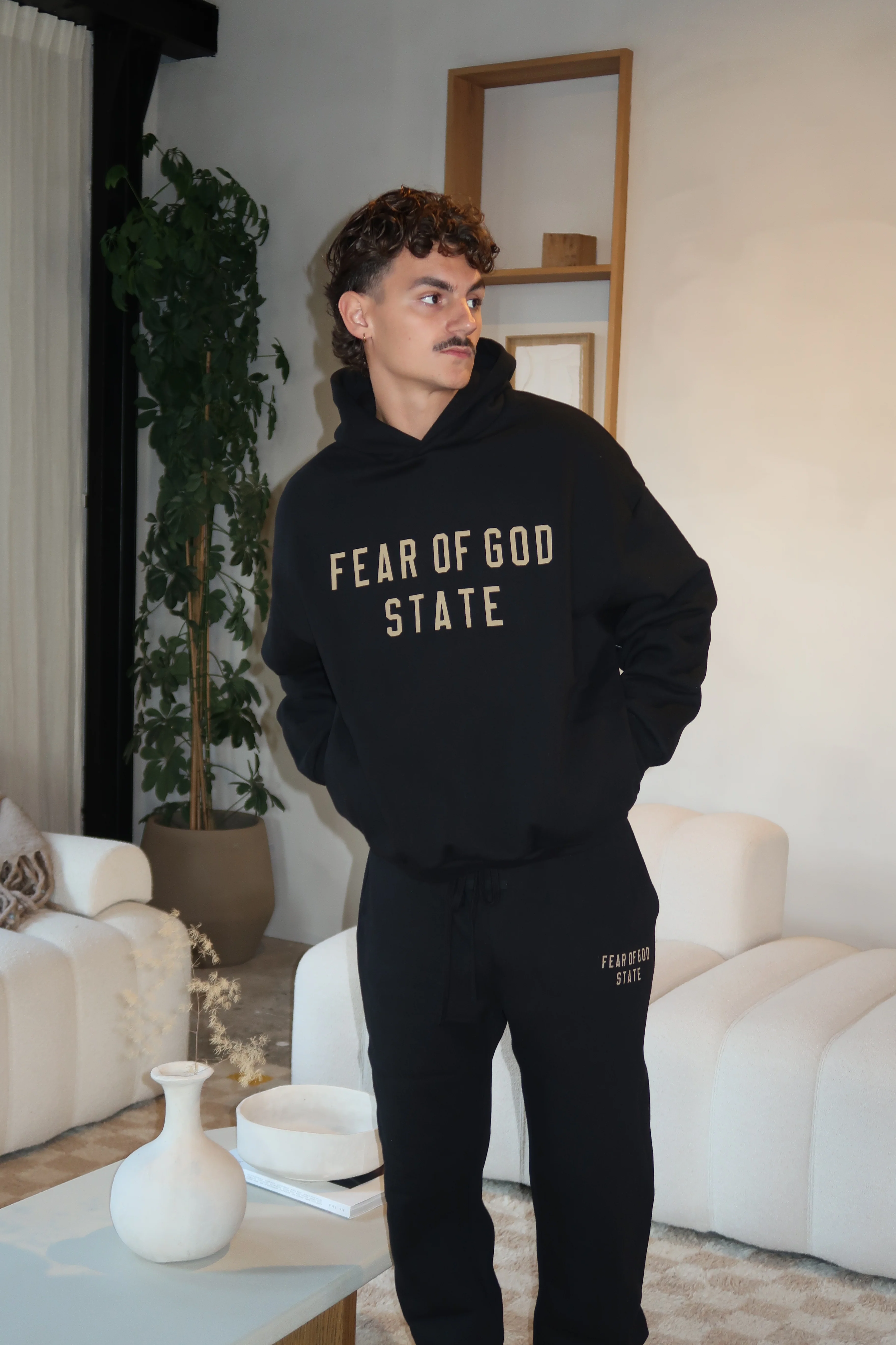 Fear of God Essentials FW24 Black Yellow State Full set - Image 2