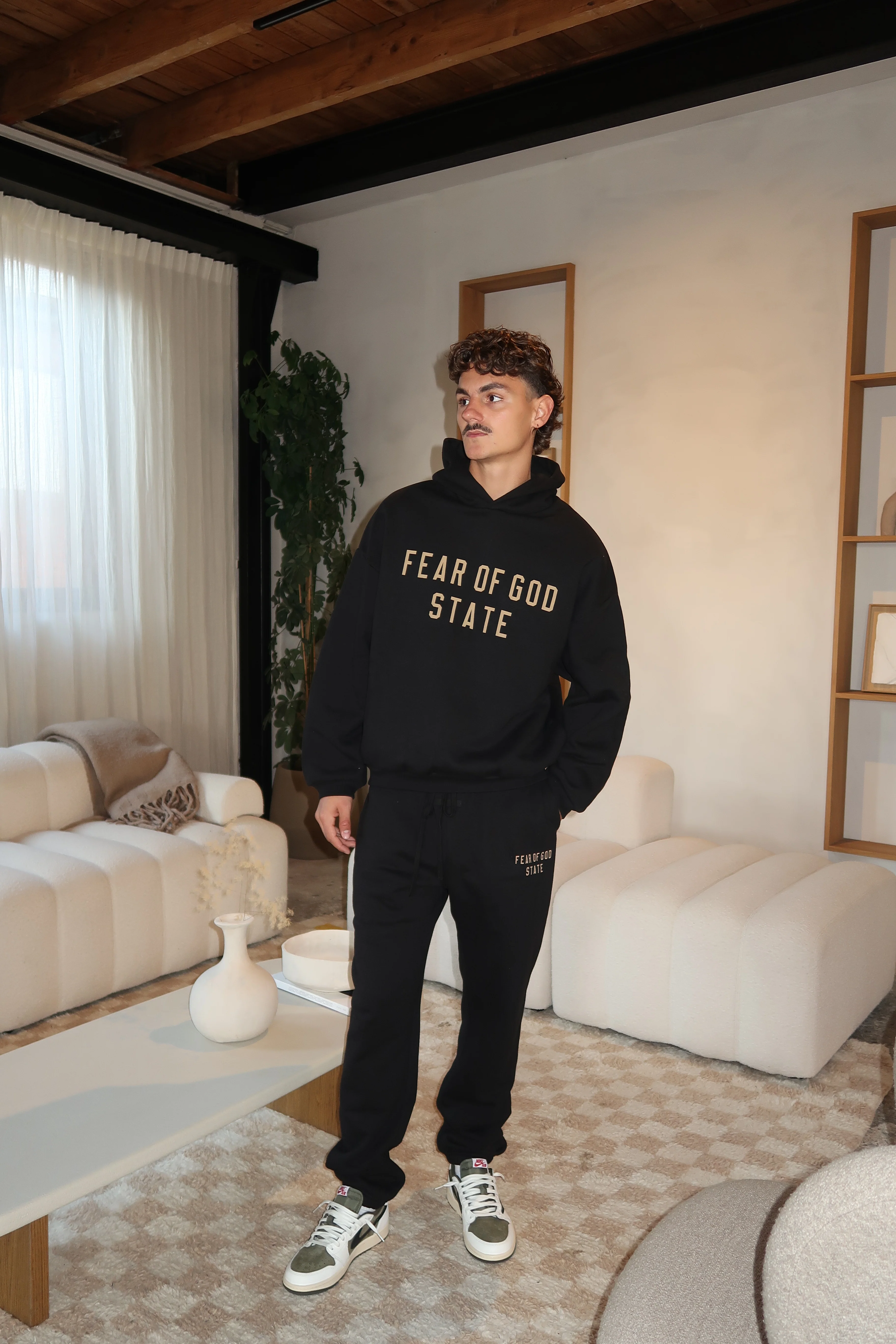Fear of God Essentials FW24 Black Yellow State Full set - Image 3