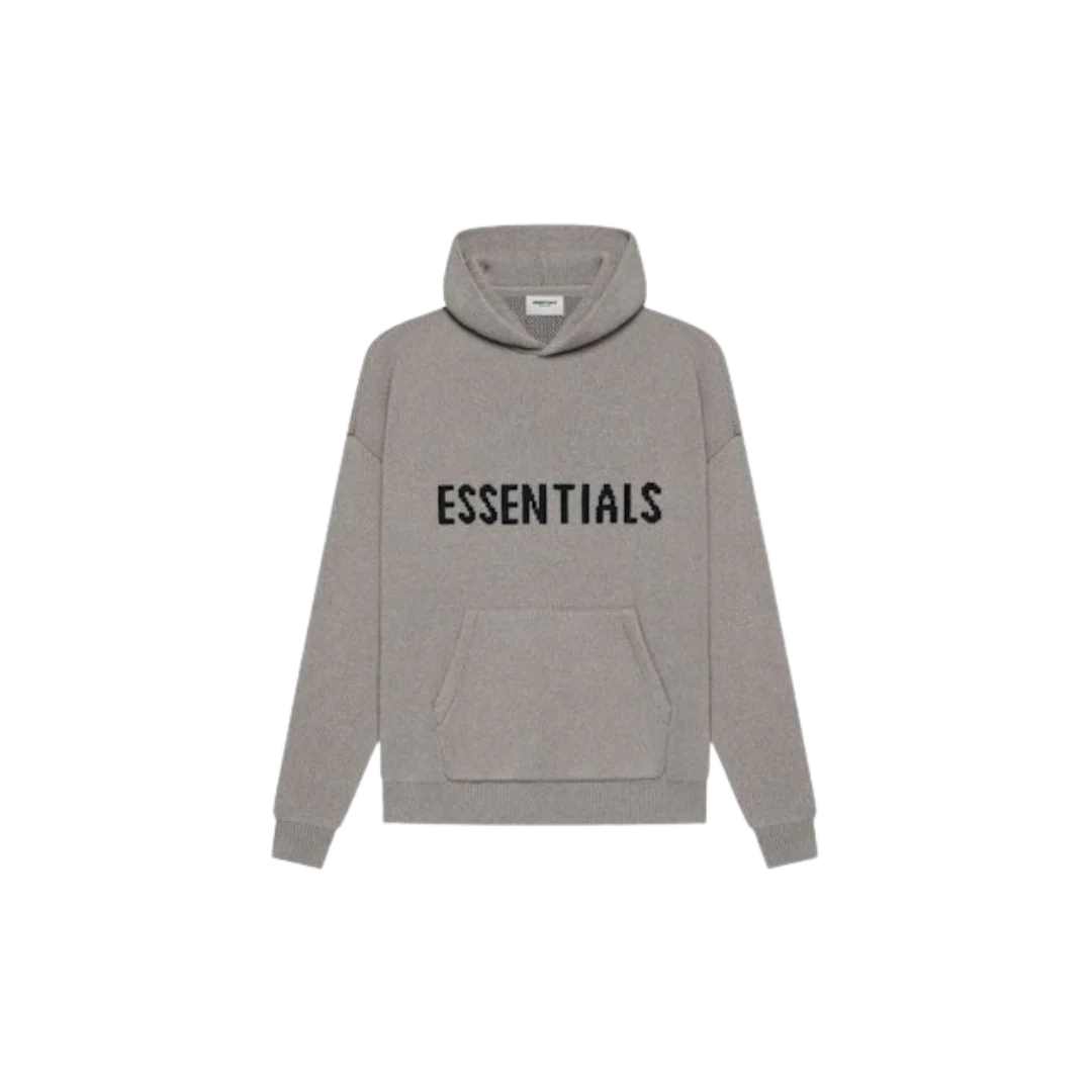Fear of God Essentials Knit Pullover Hoodie (SS21) Dark Heather
