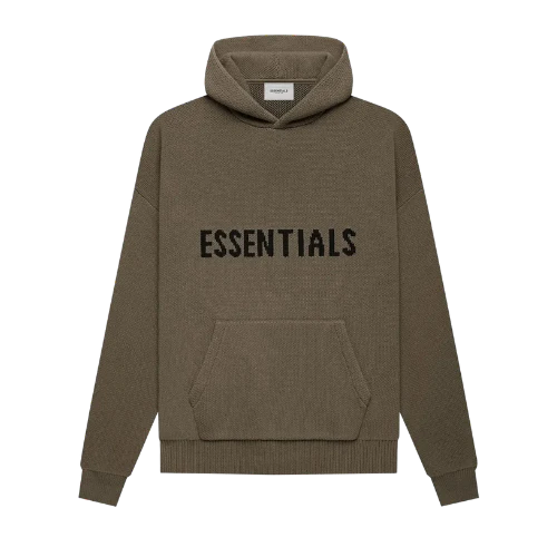 Fear of God Essentials FW21 Knit Hoodie Harvest
