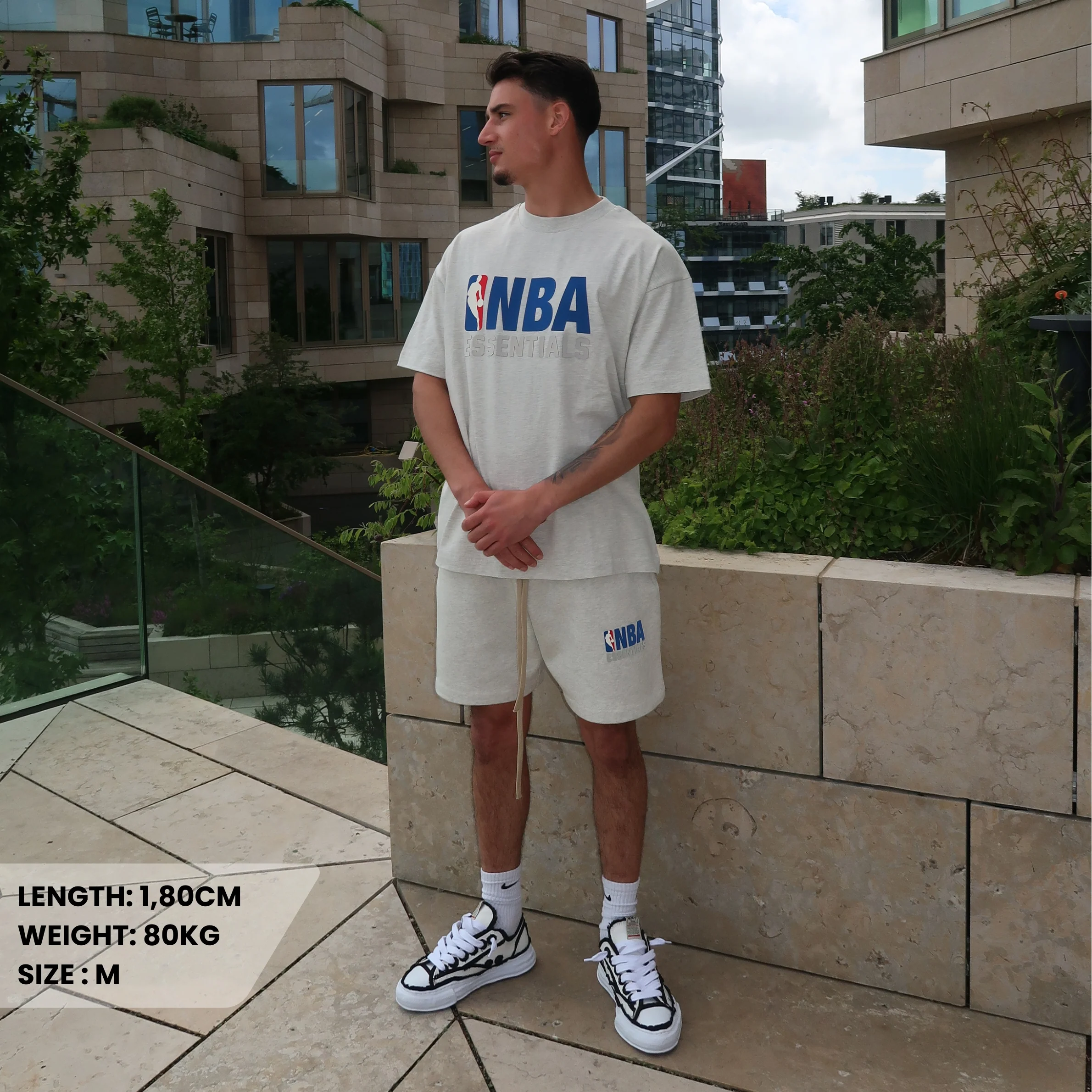 Fear of God Essentials NBA Light Heather Summer Set - Image 2