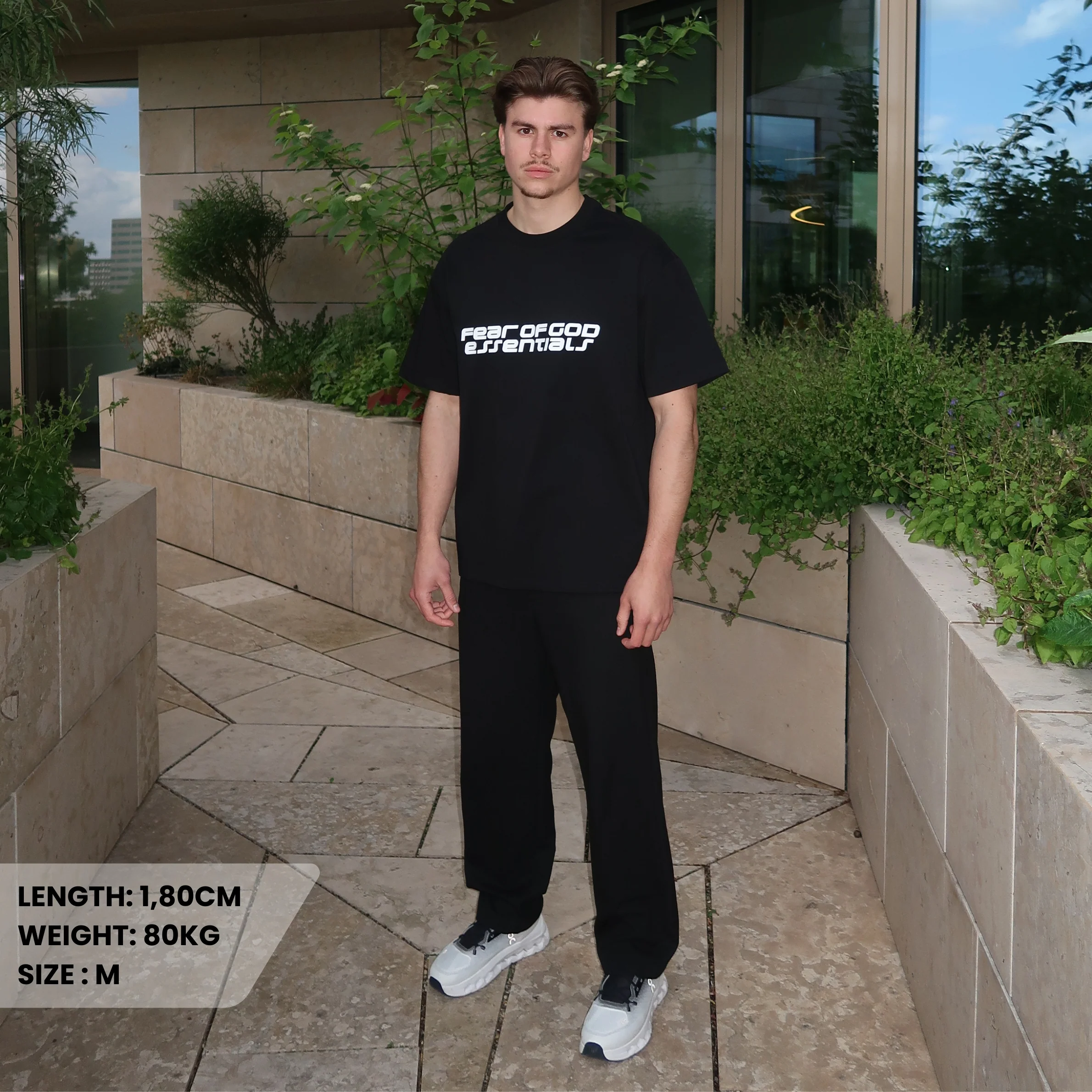 Fear of God Essentials 90s Vintage Black T-Shirt - Image 2