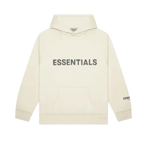 Fear of God Essentials SS20 Hoodie Applique Cream