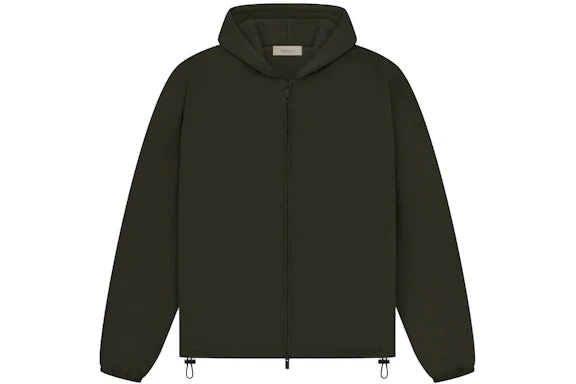 Fear of God Essentials SS23 Full Zip Jacket Off Black - Image 5