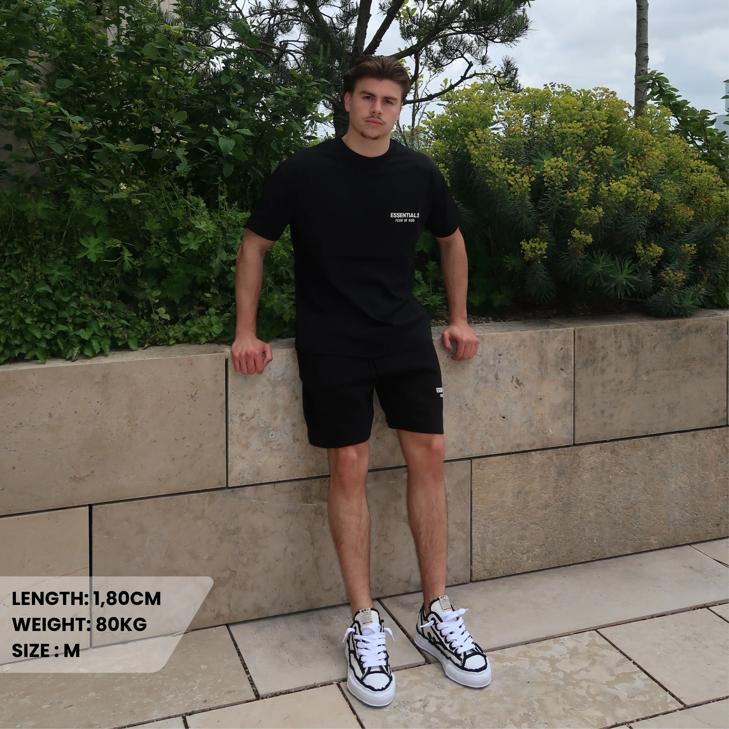 Fear of God Essentials SS25 Jet Black Summer Set - Image 2