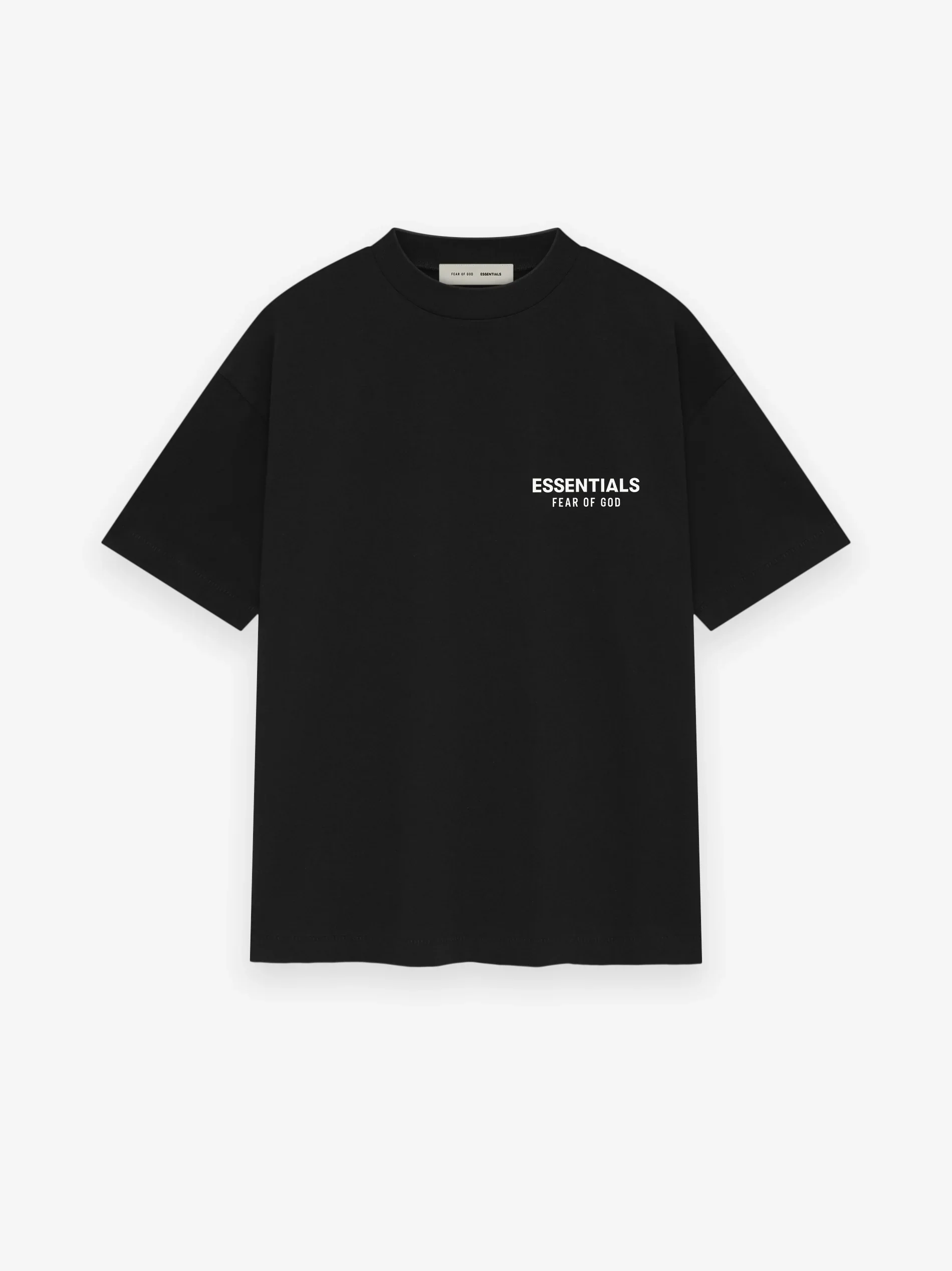 Fear of God Essentials SS25 Jet Black T-shirt - Image 3