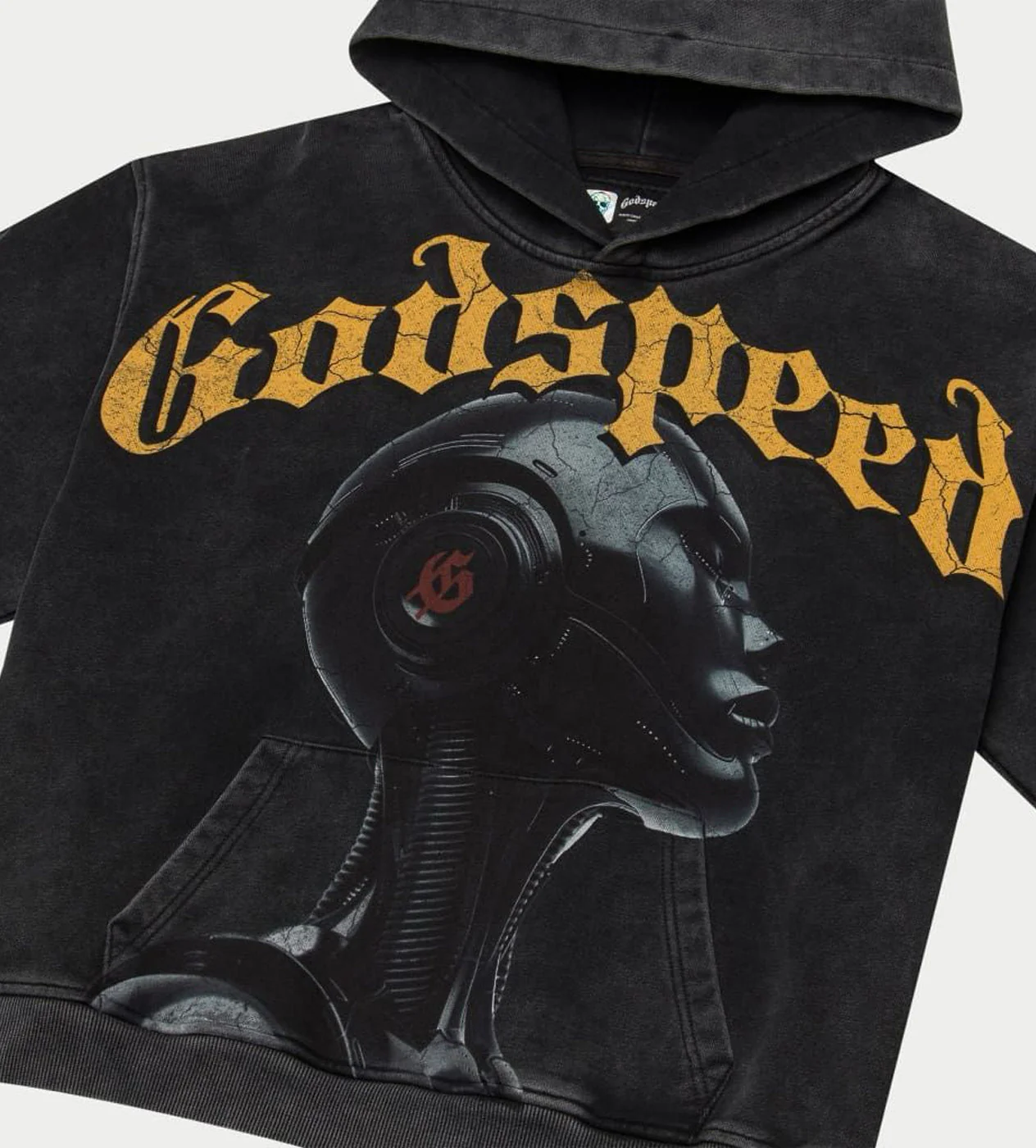Godspeed Alexa Hoodie Washed Black - Image 2