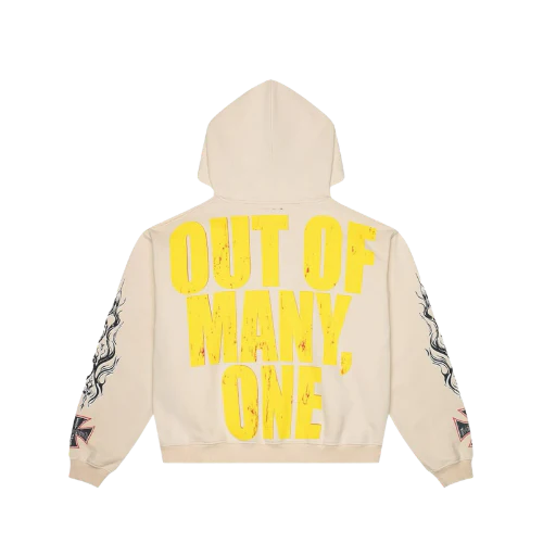 Godspeed Long Lonely Road Hoodie Bone - Image 3