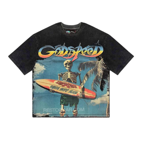 Godspeed Miami Surf Club Tee Black