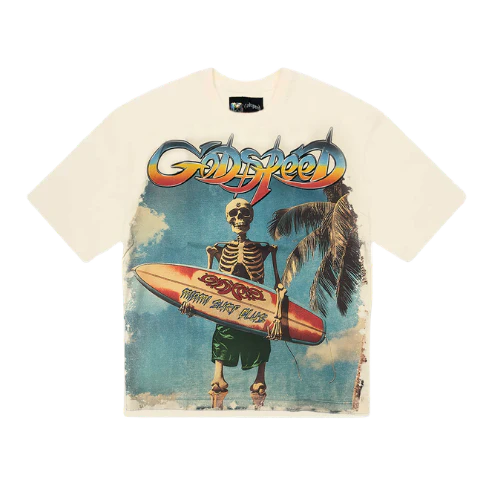 Godspeed Miami Surf Tee Cream