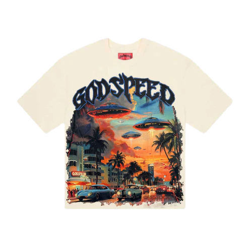 Godspeed Miami UFO Tee Cream