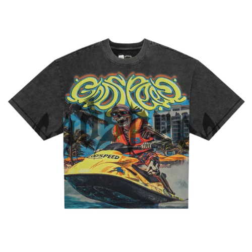 Godspeed Wave Runner Tee Black