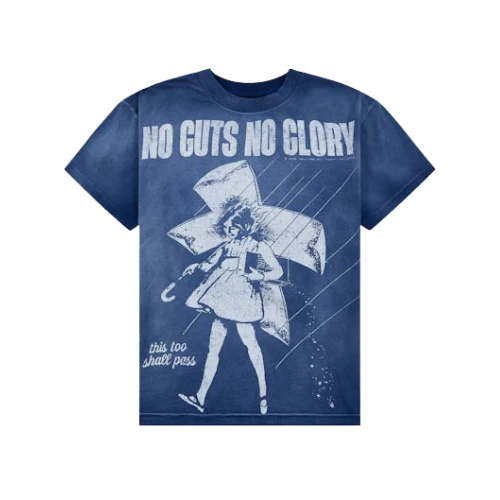 Hellstar Carry Your Cross Tee Navy
