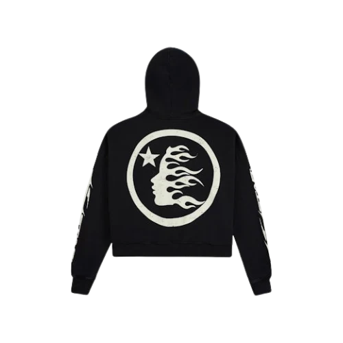 Hellstar Flame Hoodie Black - Image 2