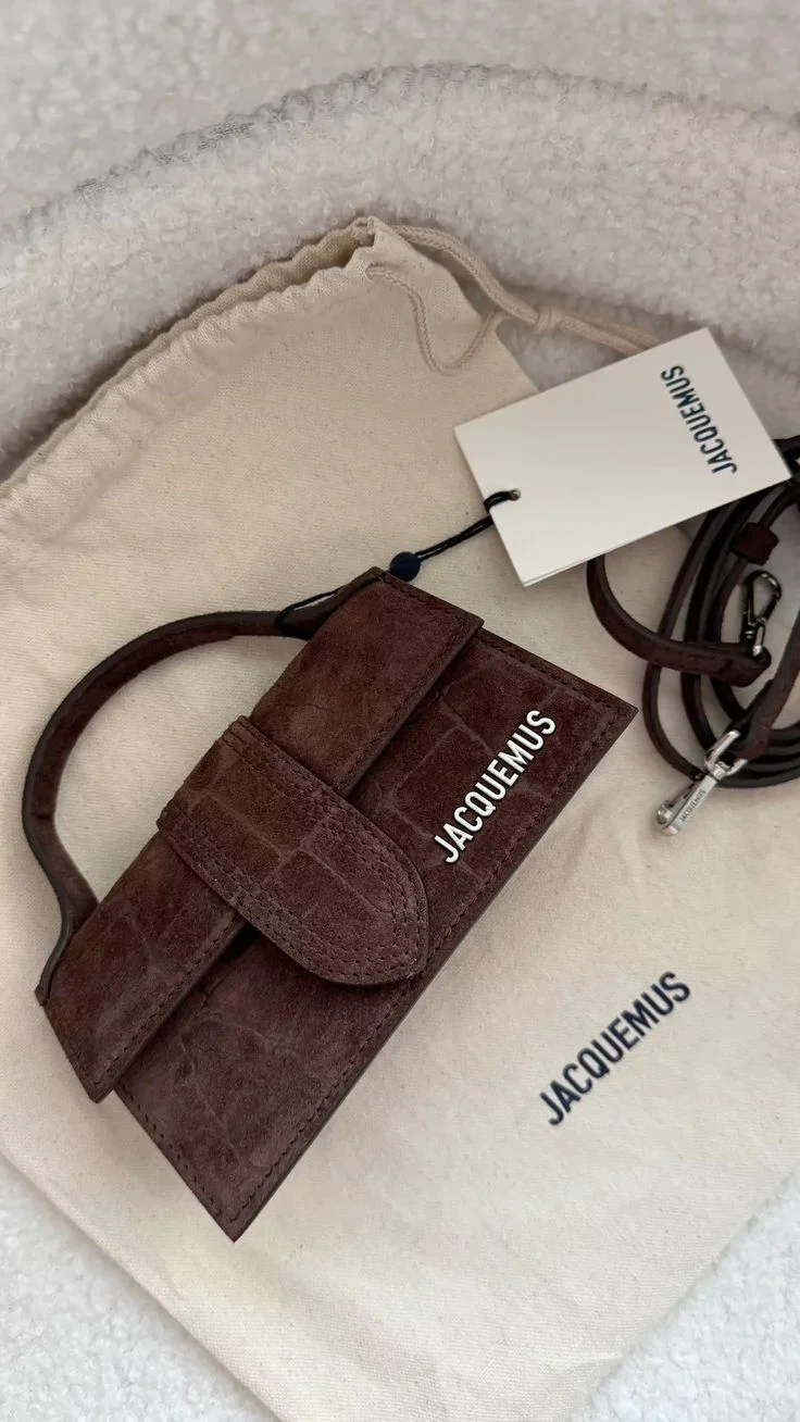 Jacquemus Le Bambino Croco Dark Brown - Image 6