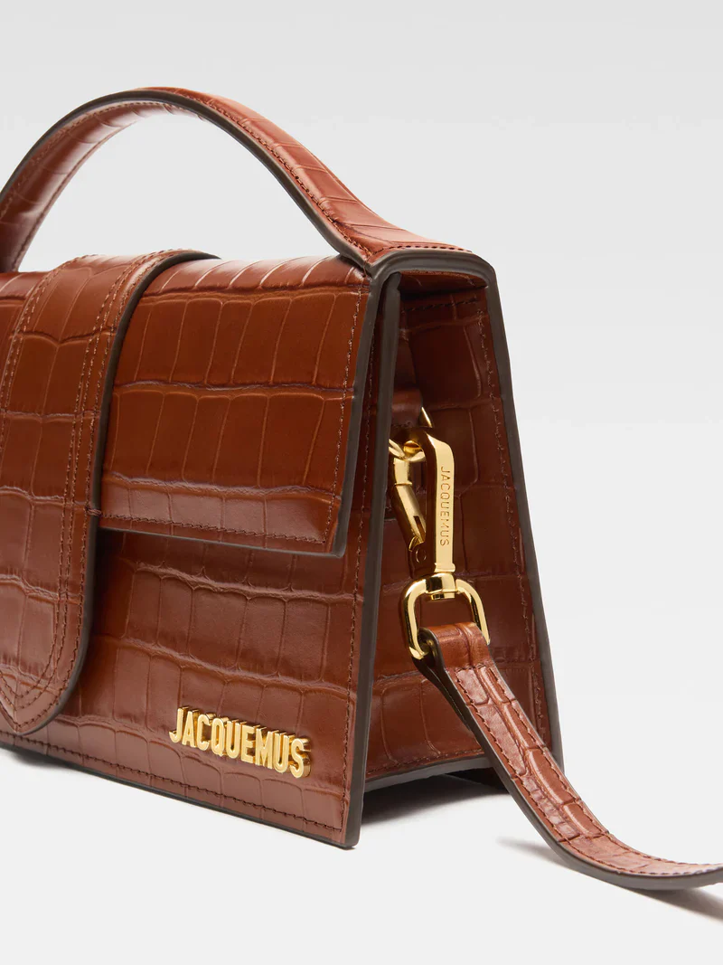 Jacquemus Le Grand Bambino Croco brown - Image 2