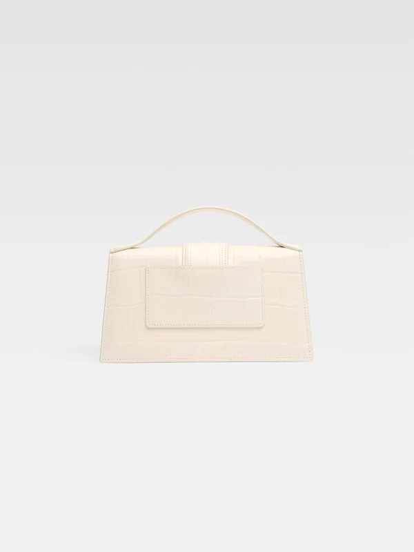 Jacquemus Le Grand Bambino Croco Light Ivory - Image 4