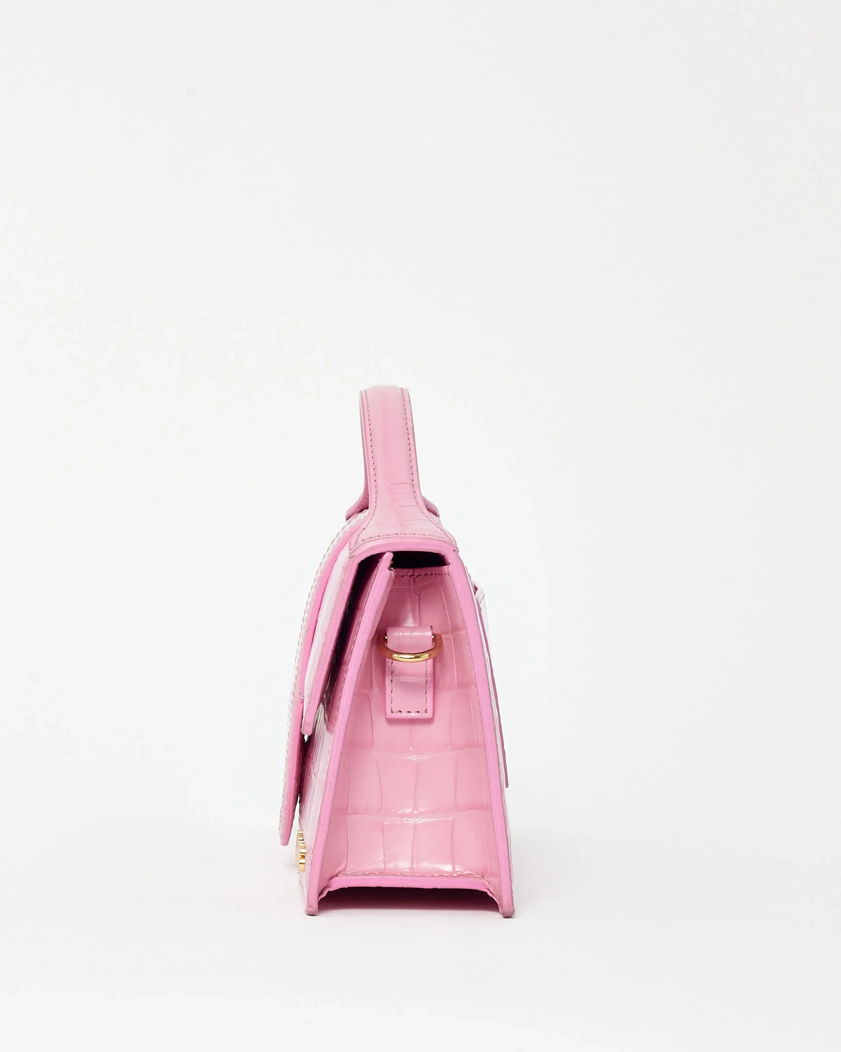 Jacquemus Le Grand Bambino Croco Pink - Image 5