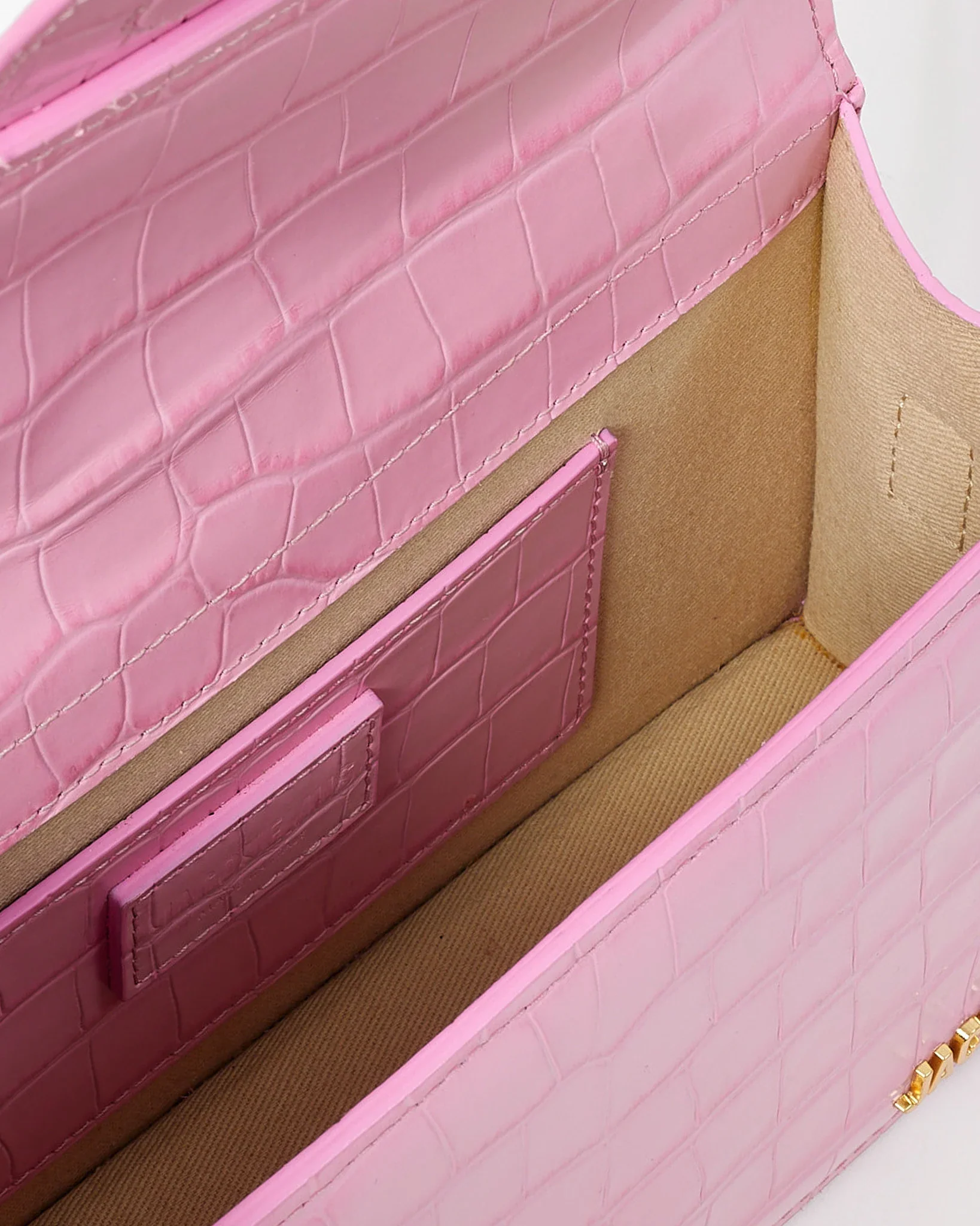 Jacquemus Le Grand Bambino Croco Pink - Image 7