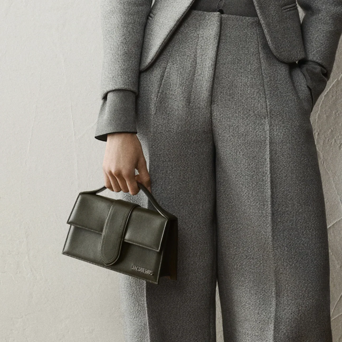 Jacquemus Le Grand Bambino Dark khaki - Image 2