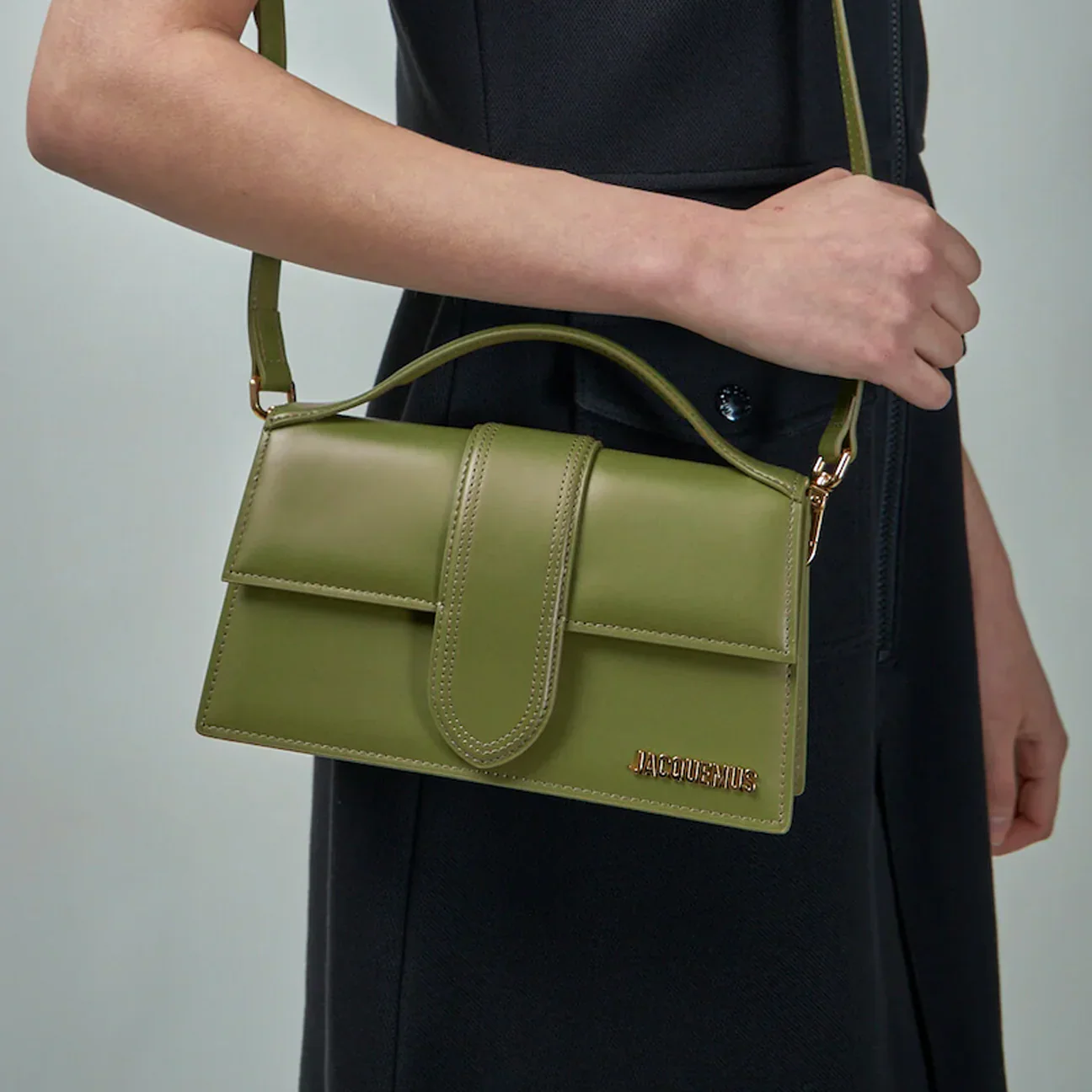 Jacquemus Le Grand Bambino Green khaki - Image 2