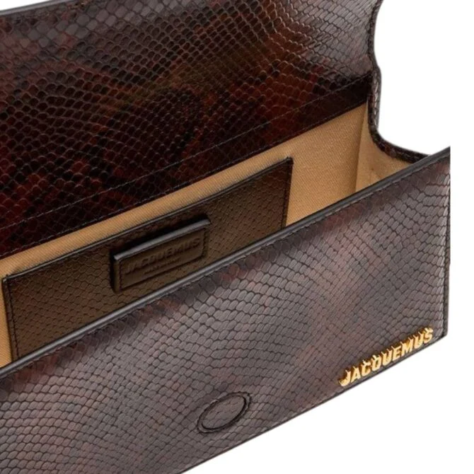 Jacquemus Le Grand Bambino Python dark - Image 5