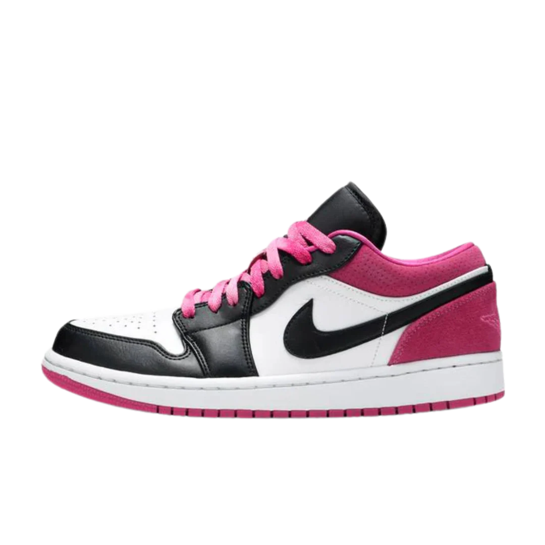 Jordan 1 Low Black Active Fuchsia