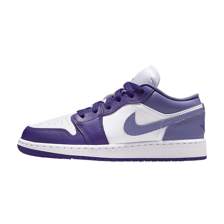 Jordan 1 Low Court Purple White Dusty Amethyst (GS)