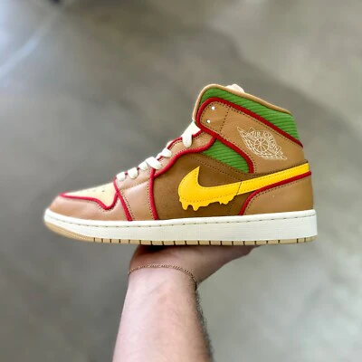 Jordan 1 Mid SE Cheeseburger - Image 3