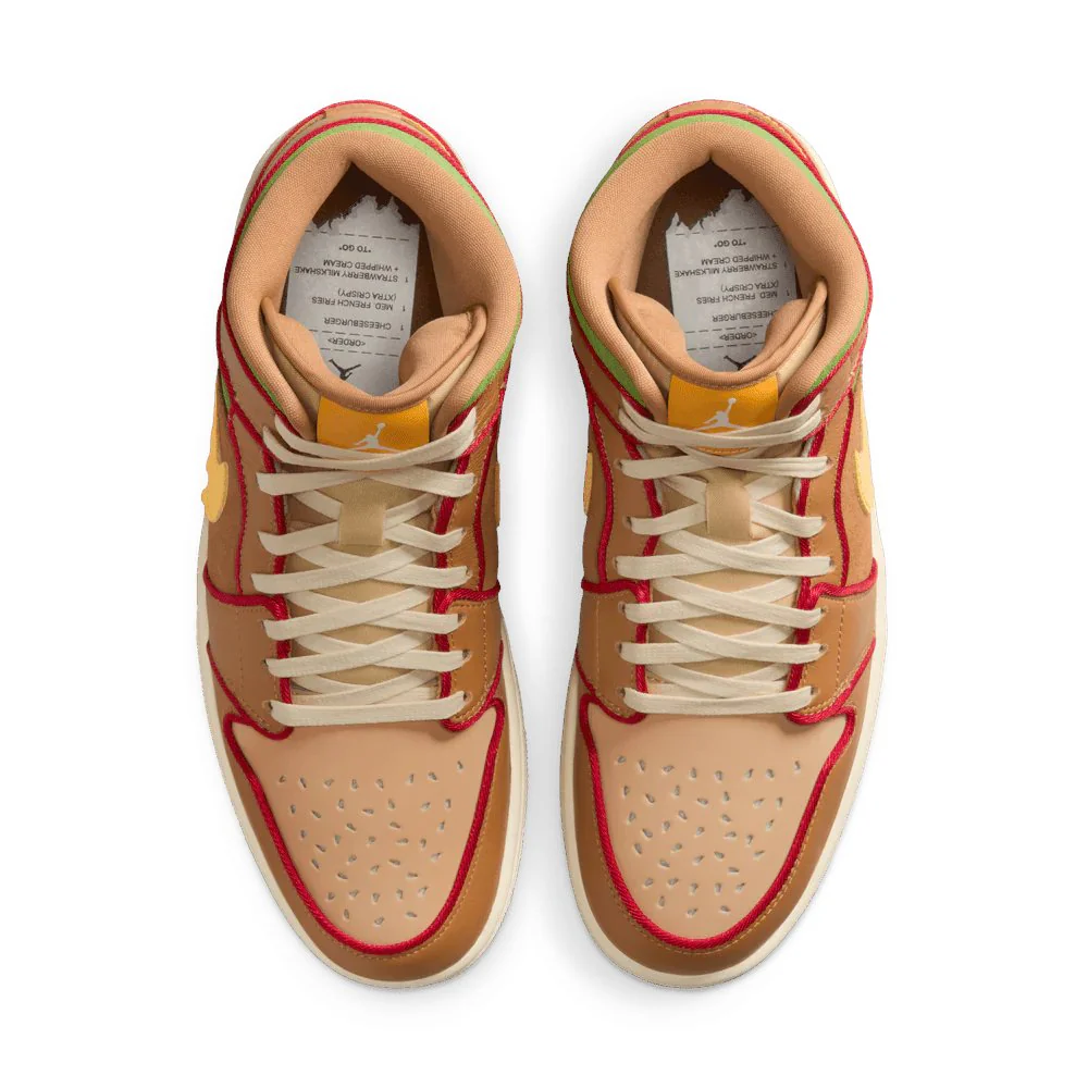 Jordan 1 Mid SE Cheeseburger - Image 5