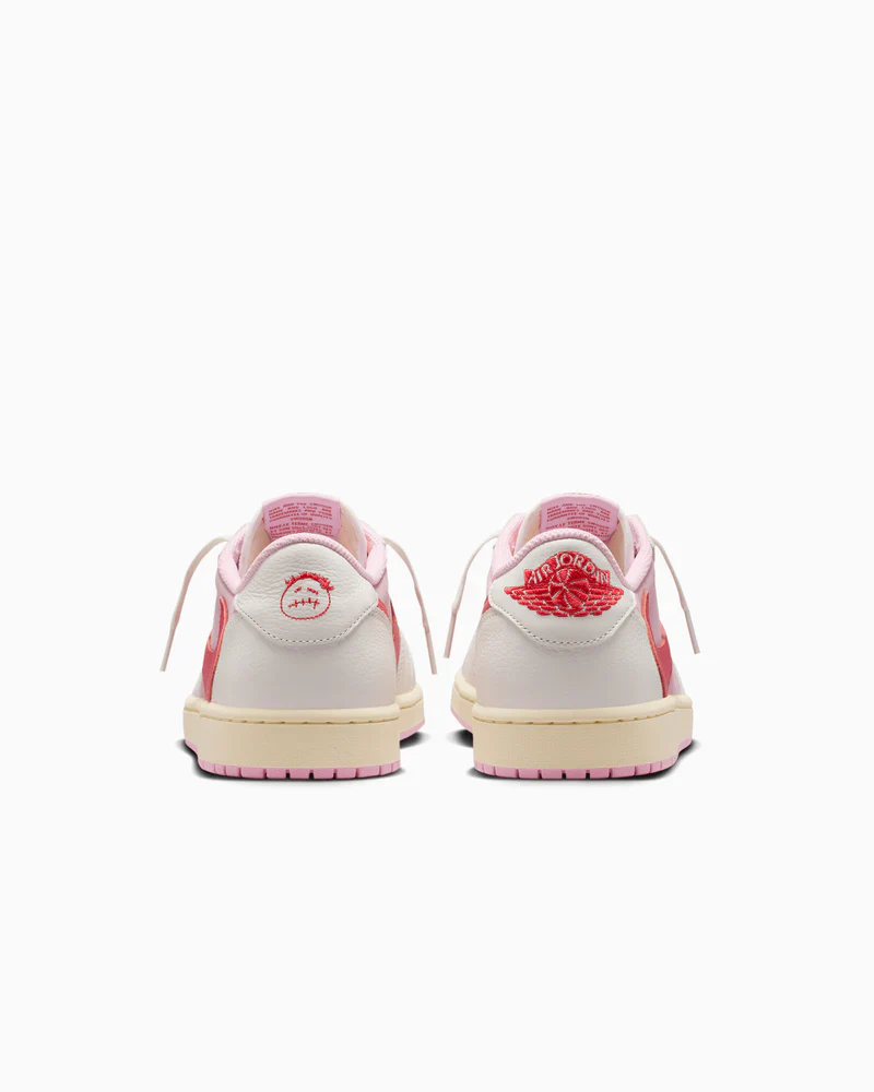Nike Air Jordan 1 Retro Low OG SP Travis Scott Sail Tropical Pink - Image 9