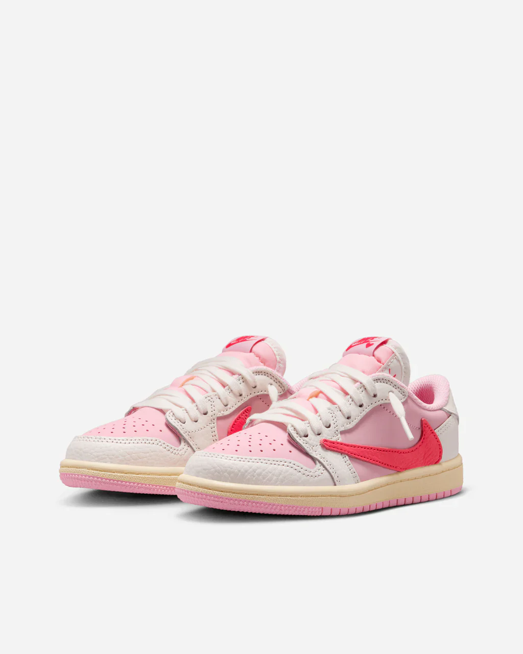Jordan 1 Retro Low OG SP Travis Scott Sail Tropical Pink (PS) - Image 2