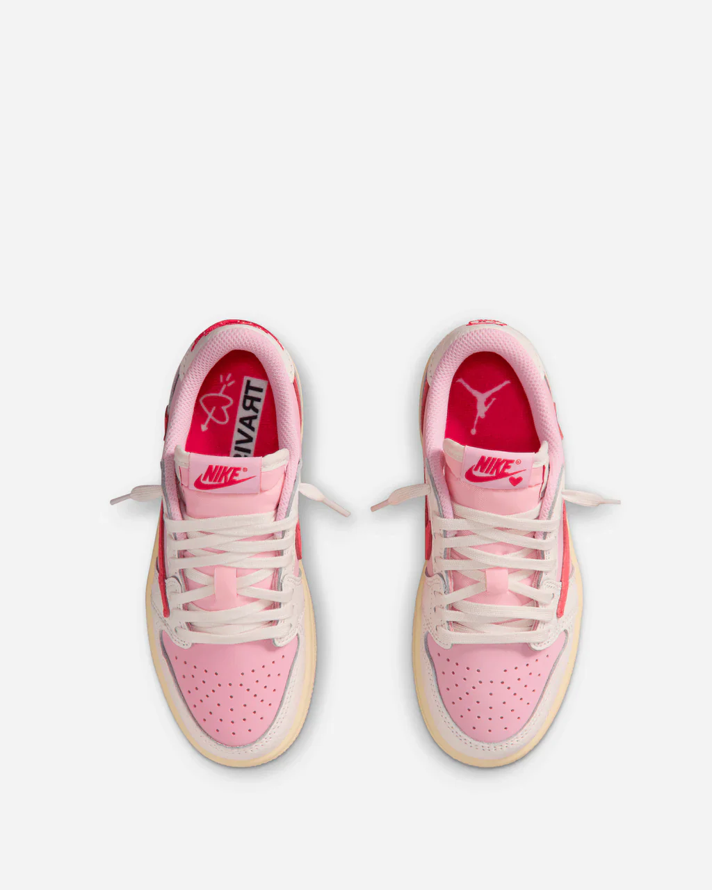 Jordan 1 Retro Low OG SP Travis Scott Sail Tropical Pink (PS) - Image 3