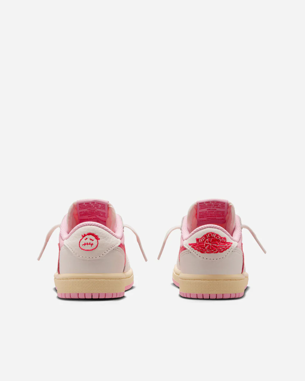 Jordan 1 Retro Low OG SP Travis Scott Sail Tropical Pink (PS) - Image 4