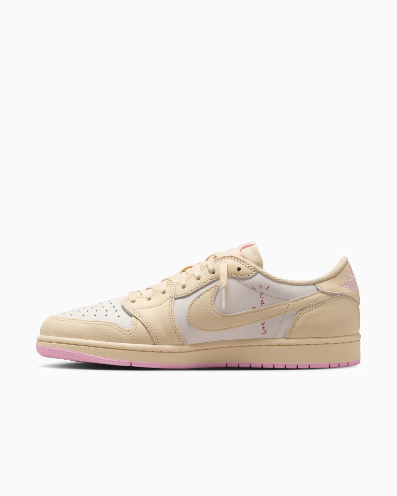 Nike Air Jordan 1 Retro Low OG SP Travis Scott Shy Pink - Image 8