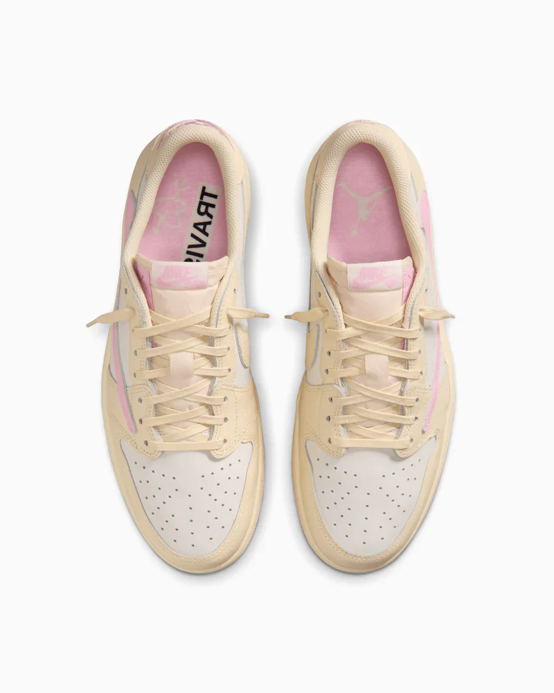 Nike Air Jordan 1 Retro Low OG SP Travis Scott Shy Pink - Image 9