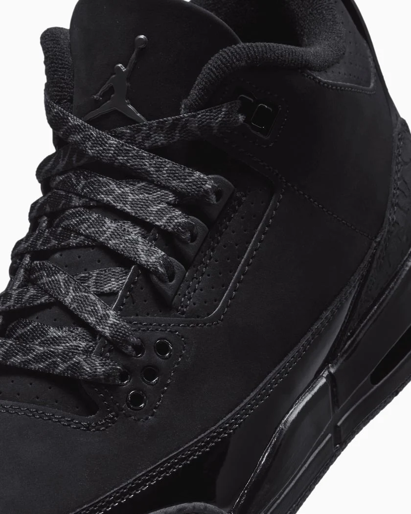 Jordan 3 Retro Black Cat (2025) (GS) - Image 2