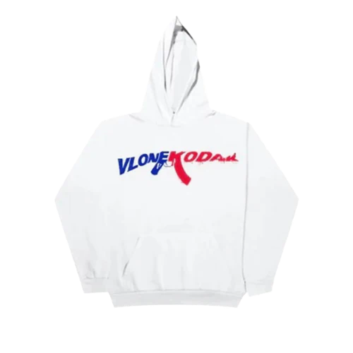 Kodak Black x Vlone 47 Hoodie White