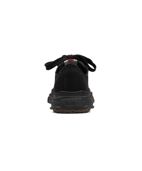 Maison Mihara Yasuhiro Hank OG Sole Canvas Low Black Black - Image 4