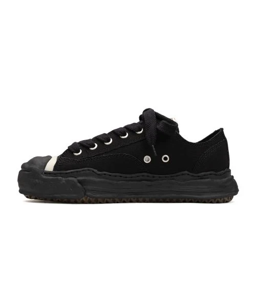 Maison Mihara Yasuhiro Hank OG Sole Canvas Low Black Black - Image 5