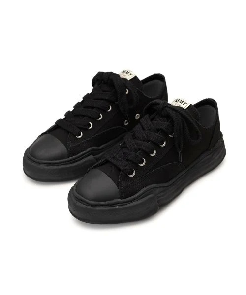 Maison Mihara Yasuhiro Peterson OG Sole Canvas Low Black Black - Image 2