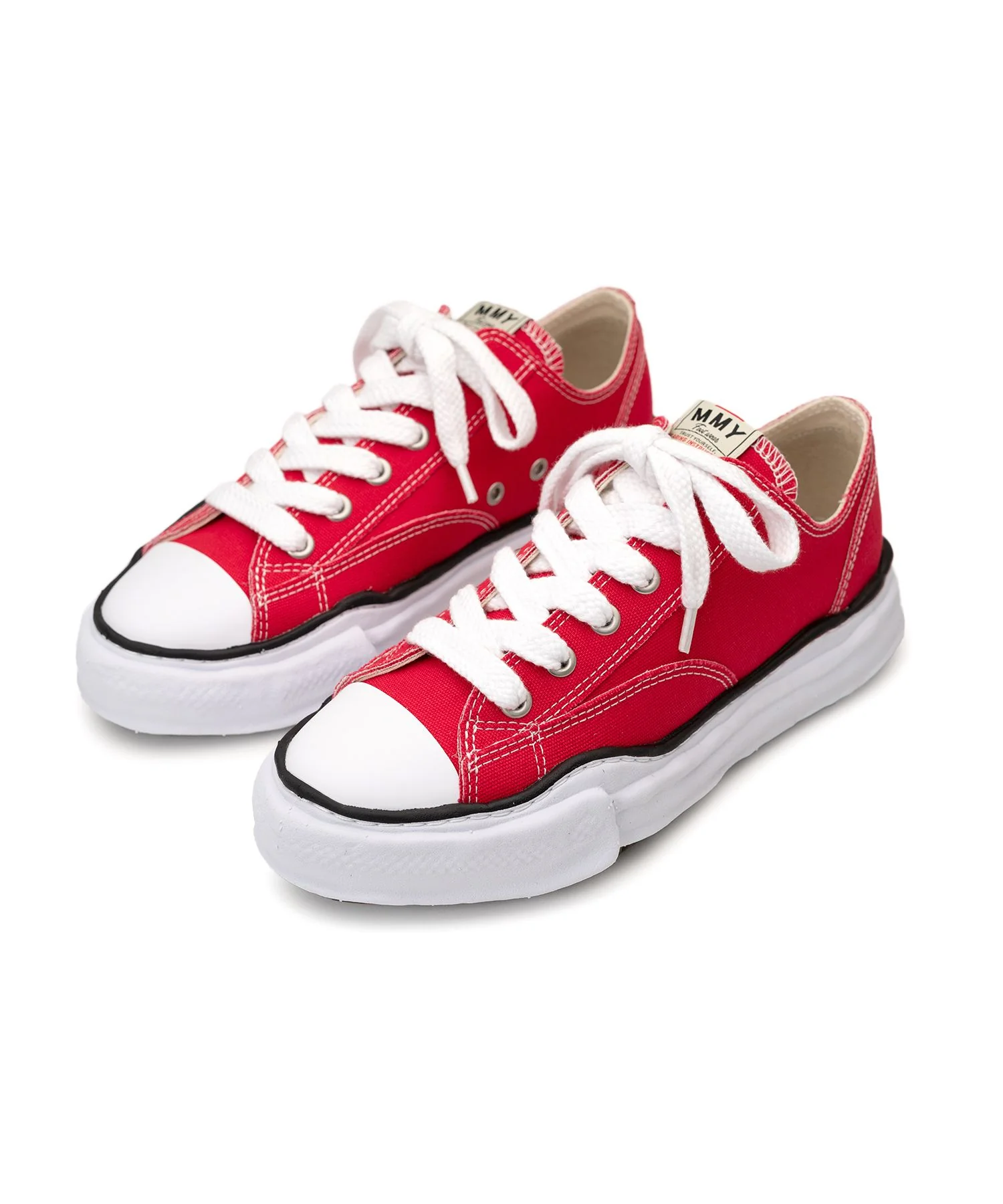 Maison Mihara Yasuhiro Peterson OG Sole Canvas Low Red - Image 2
