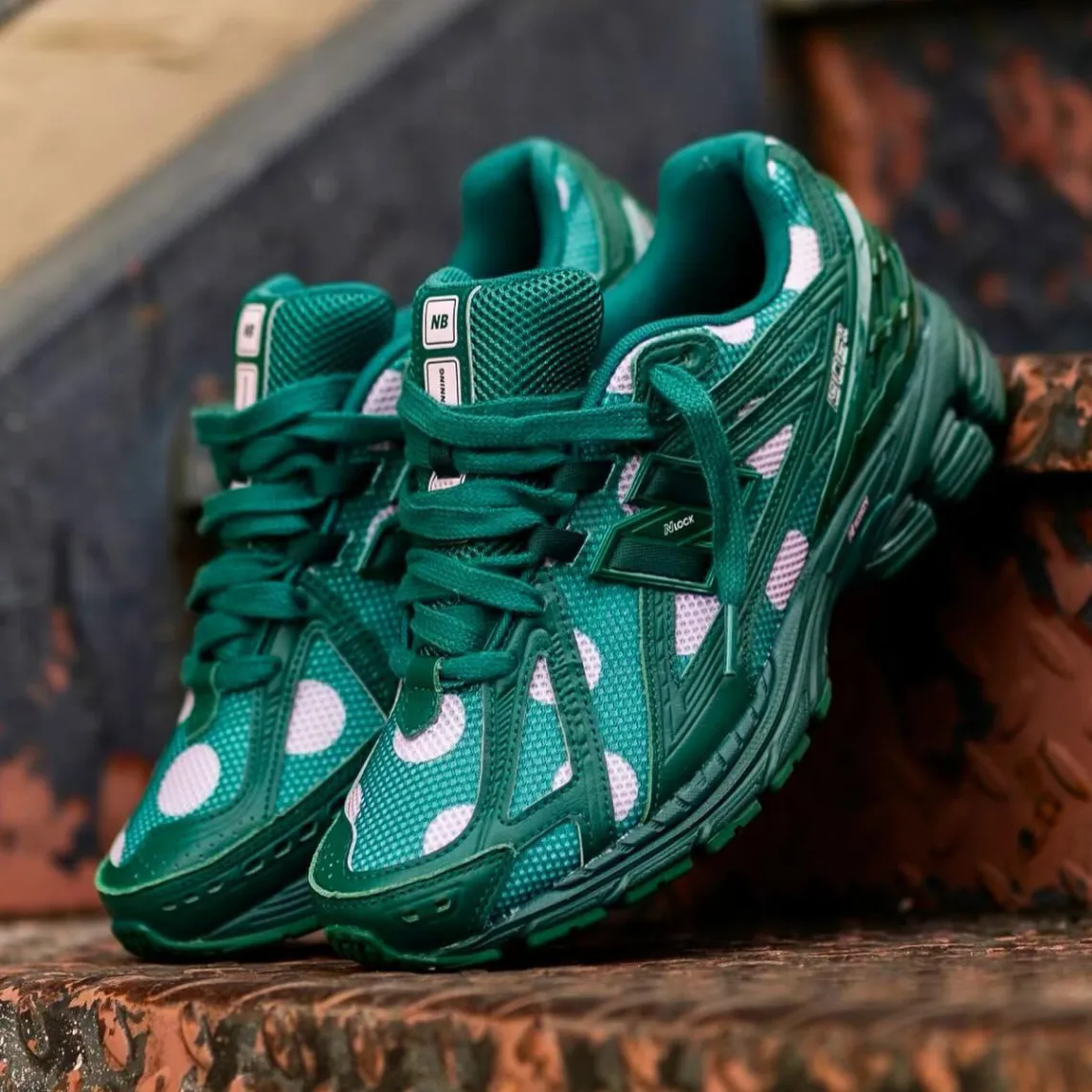 New Balance 1906R Polka Dot Green - Image 2